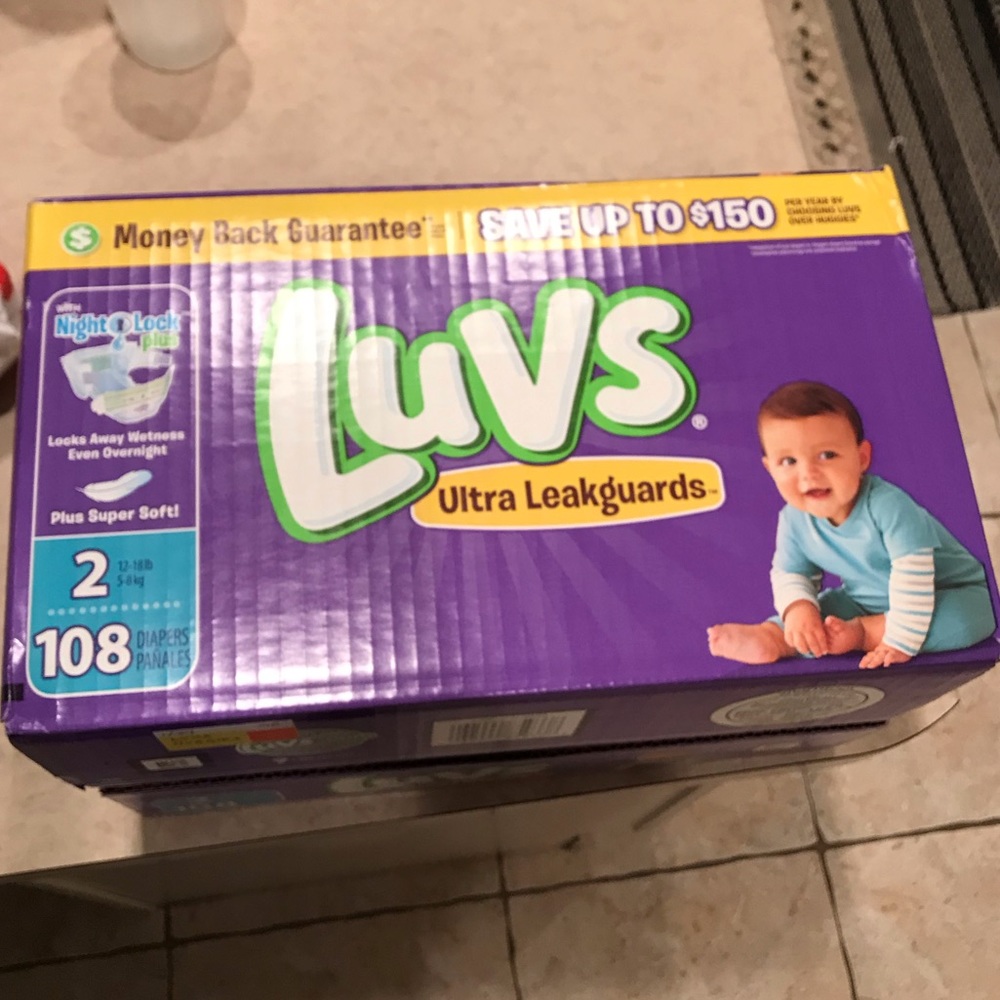 Luvs Diapers 108 Count - Size 2